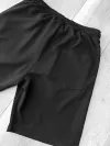 Pantaloni de trening scurti negri L4453 O3-4.3